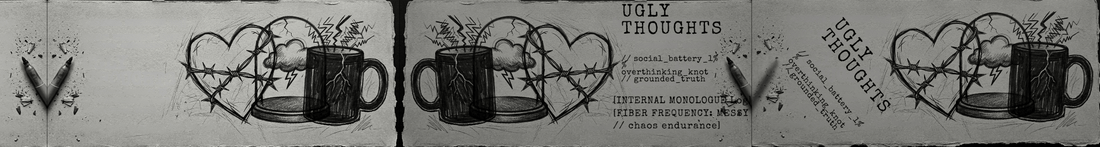 Embracing the Internal Static: The Raw Sincerity of Ugly Thoughts