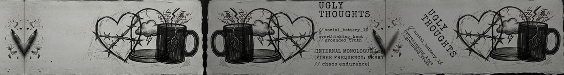 Embracing the Internal Static: The Raw Sincerity of Ugly Thoughts