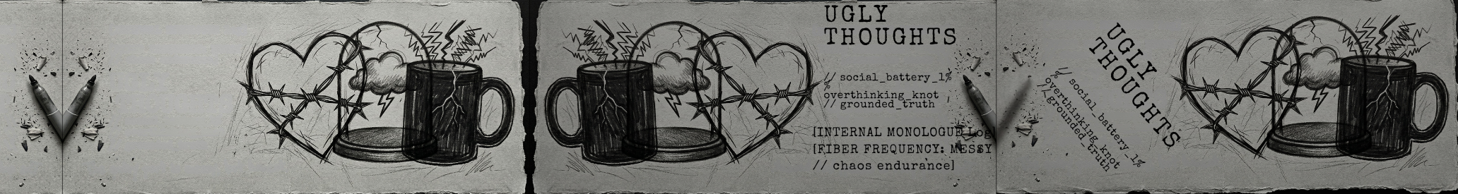 Embracing the Internal Static: The Raw Sincerity of Ugly Thoughts