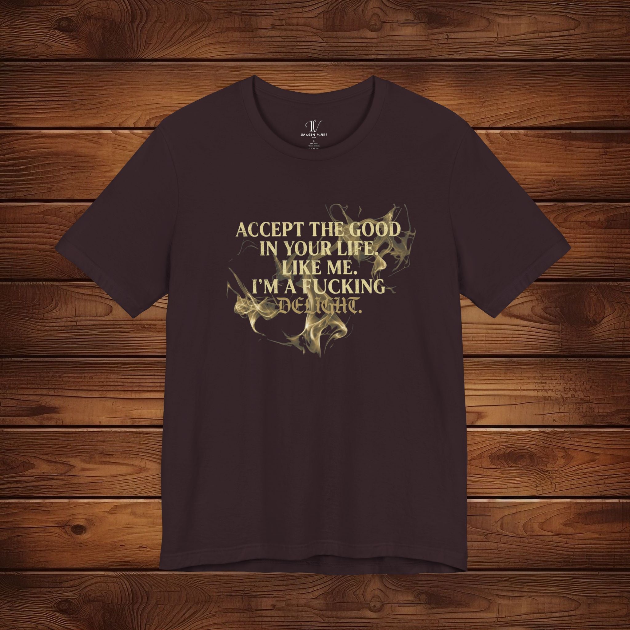 F*cking Delight (Raw Ed.) – Limited Distressed Gold Funny Sarcastic Tee