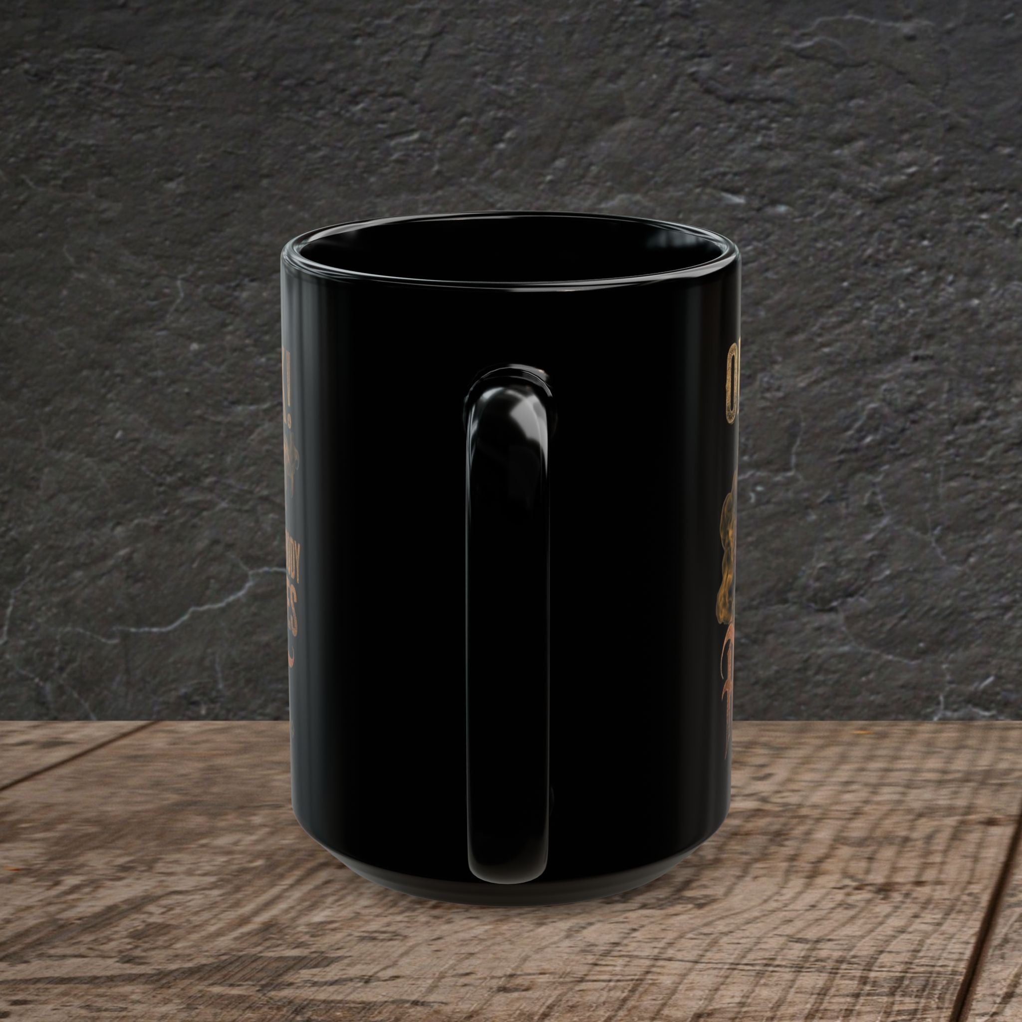 Oh Look! (Nobody Gives) – Black Glossy Funny Sarcastic Mug