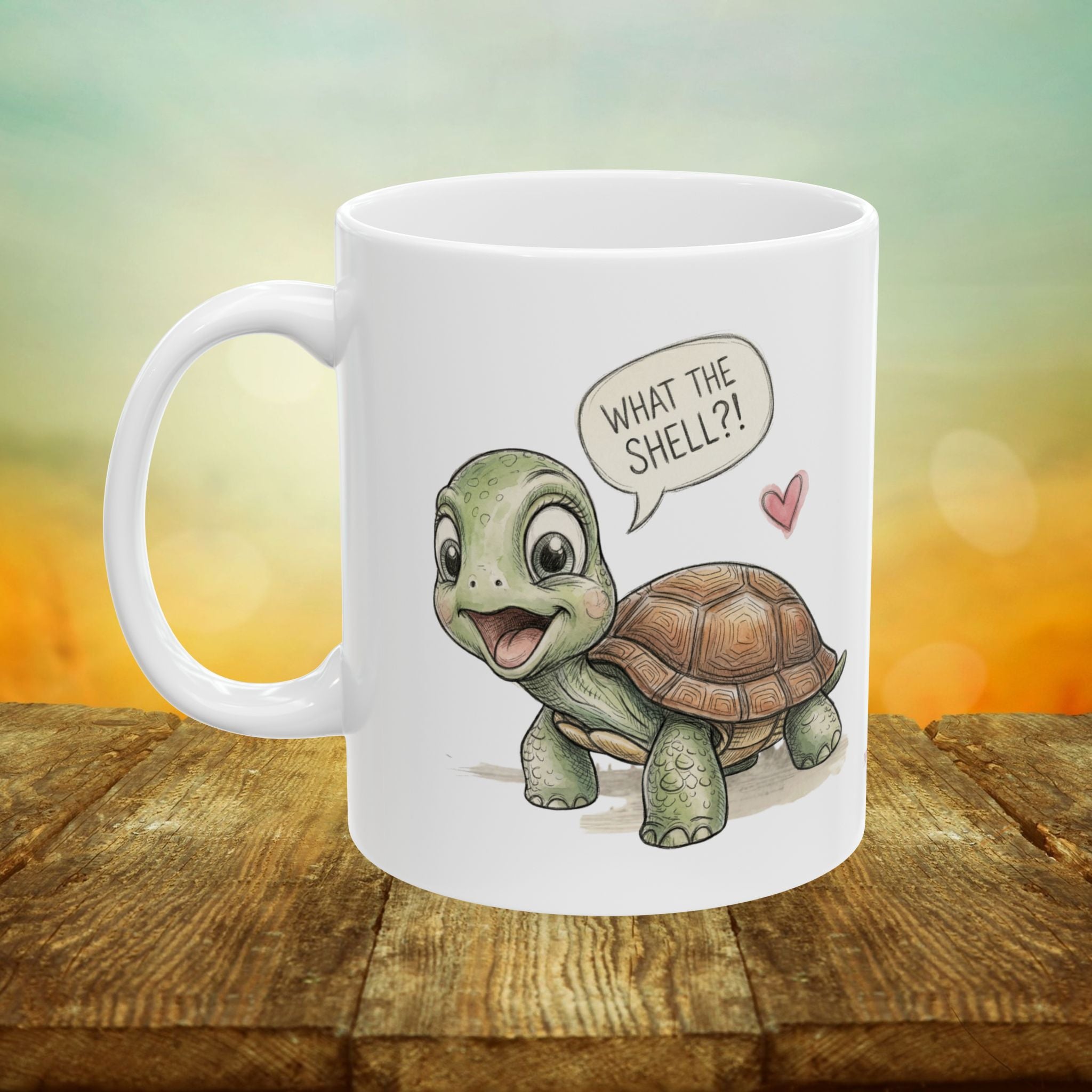 What the Shell?! // Botanical Sketch Mug