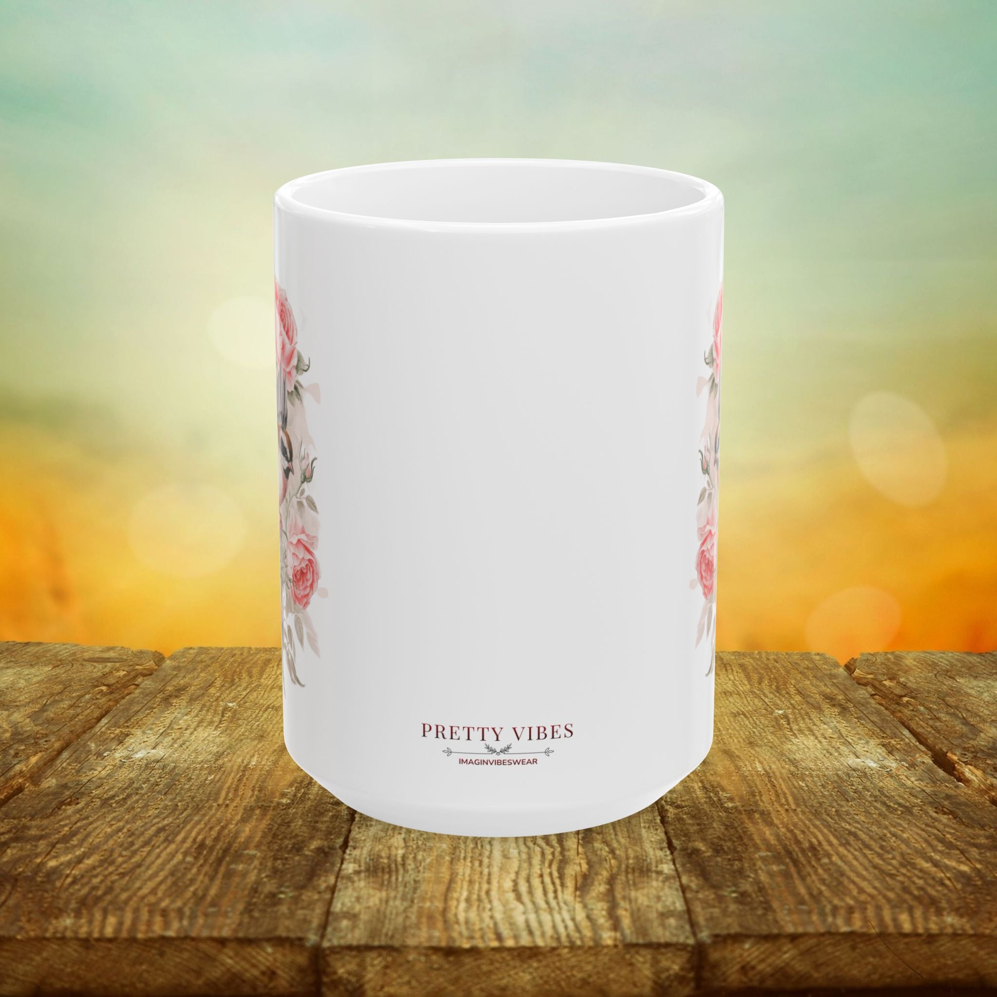 Botanical Sparrow // Rose & Grace Mug