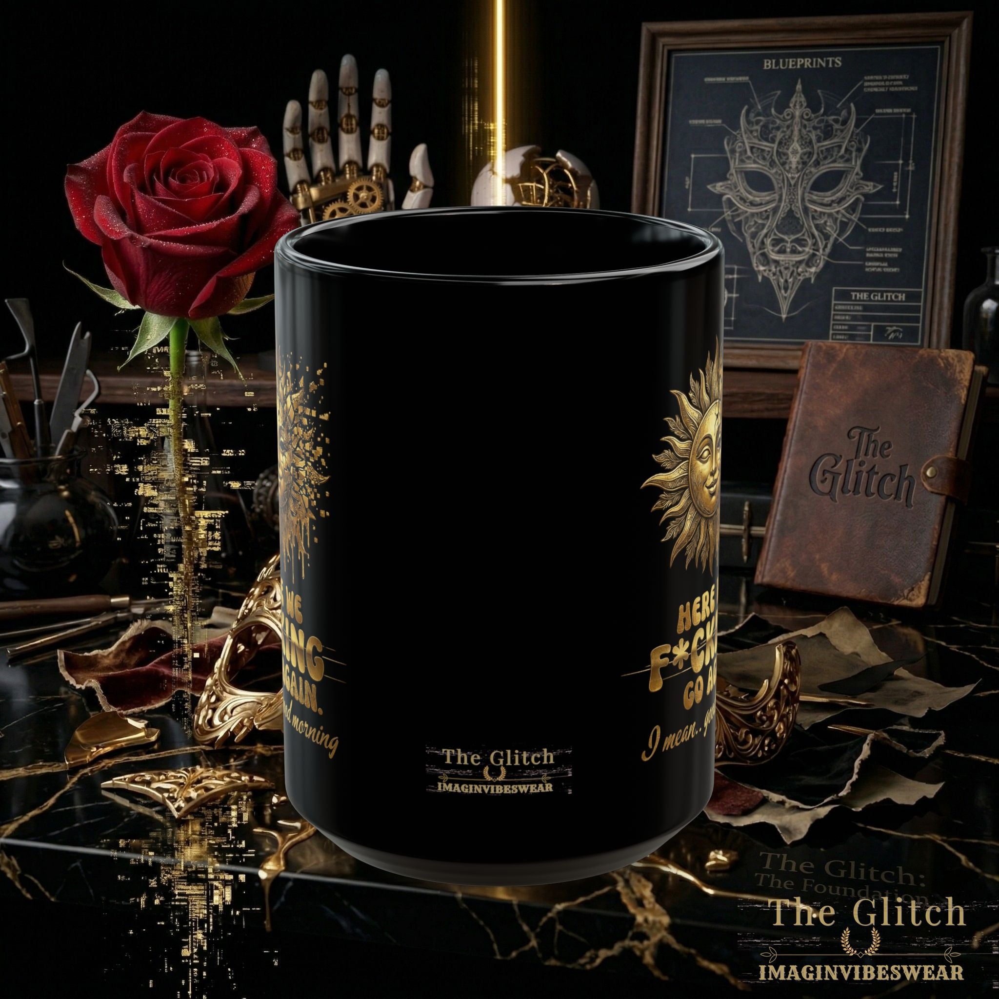 ☀️ THE SHATTERED SUN // LABORATORY VESSEL MUG