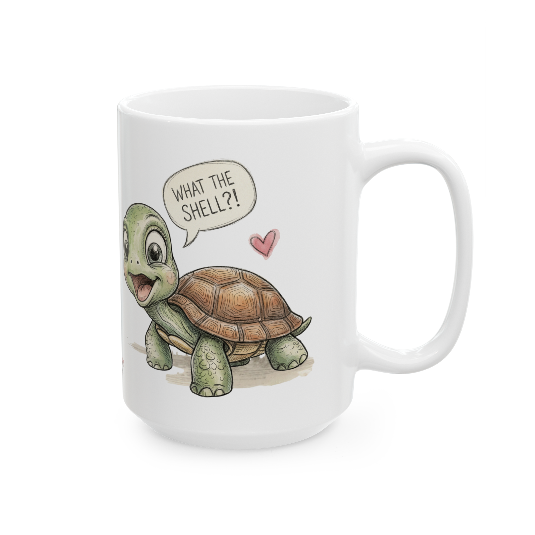 What the Shell?! // Botanical Sketch Mug