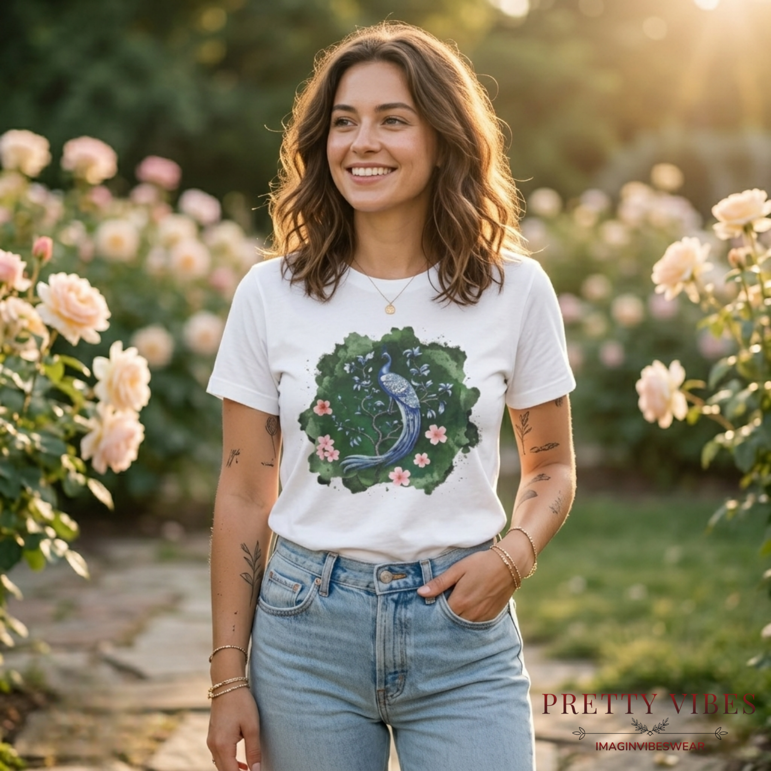 Ethereal Peacock // Portal to the Garden