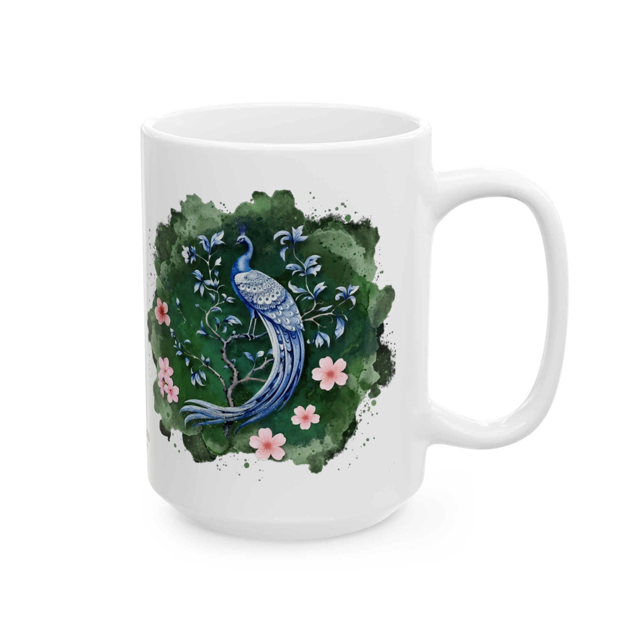 Ethereal Peacock // Portal to the Garden Mug