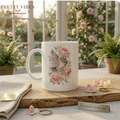 Botanical Sparrow // Rose & Grace Mug