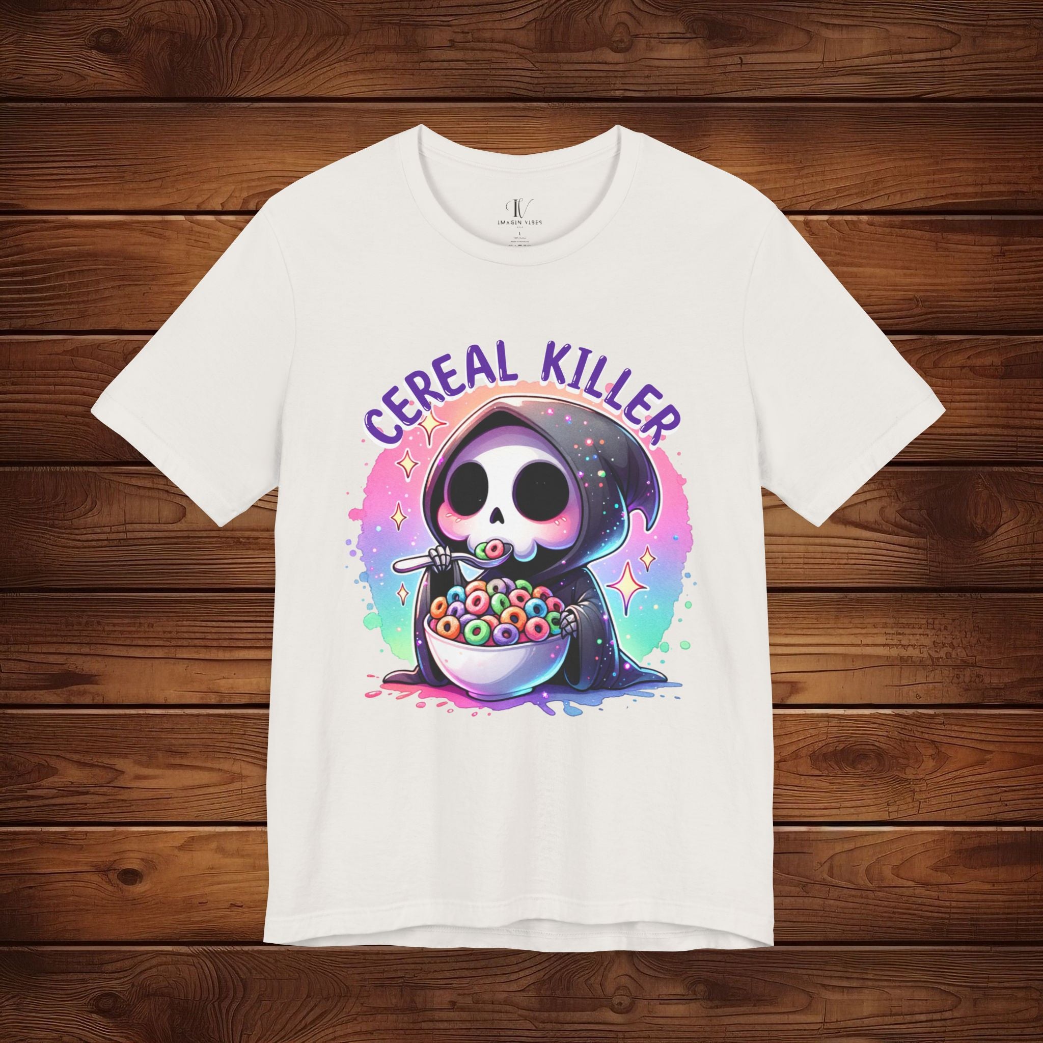 Cereal Killer Grim Reaper T-Shirt – Dark Humor Graphic Tee