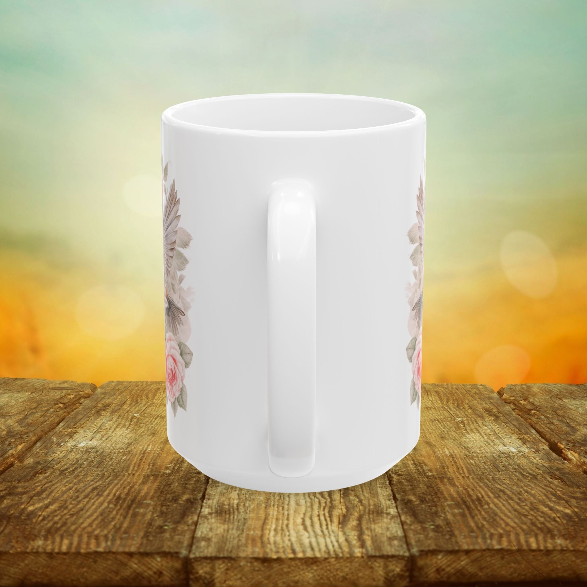 Botanical Sparrow // Rose & Grace Mug