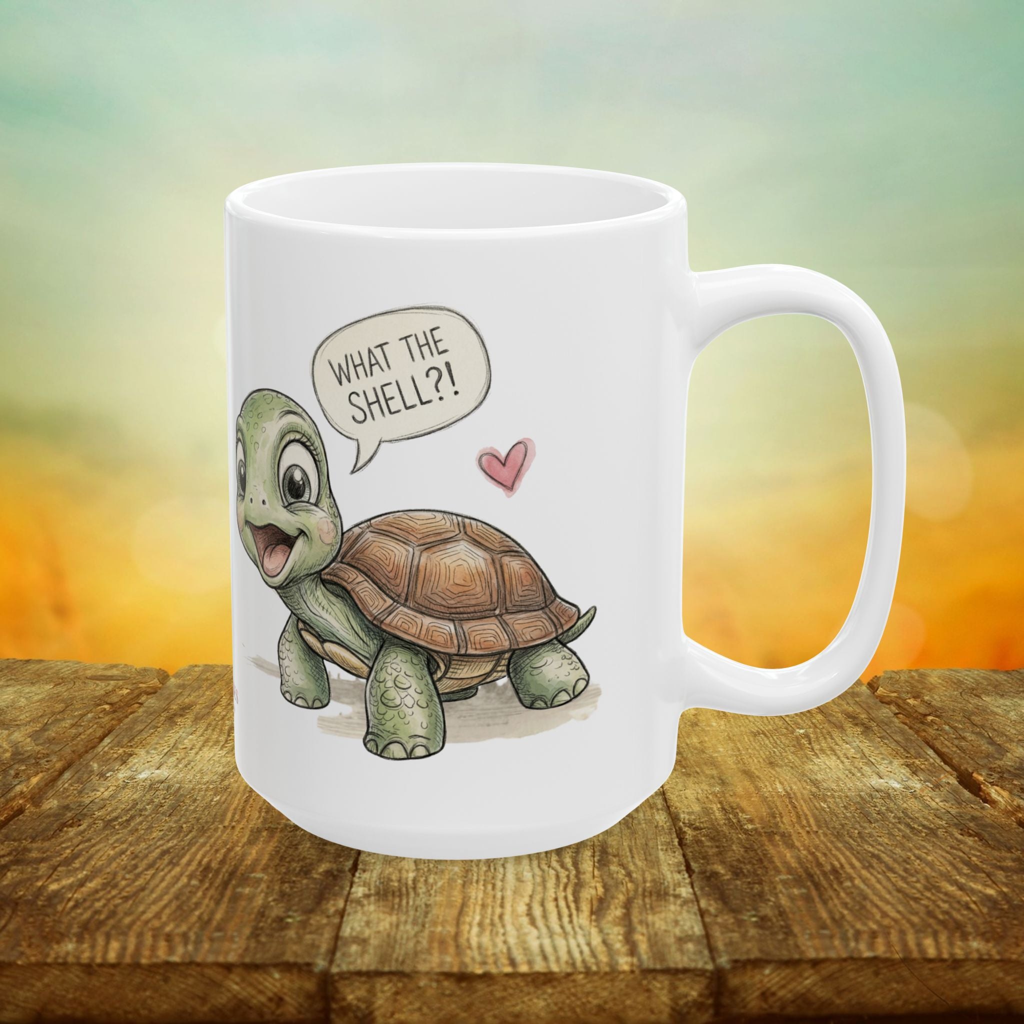 What the Shell?! // Botanical Sketch Mug