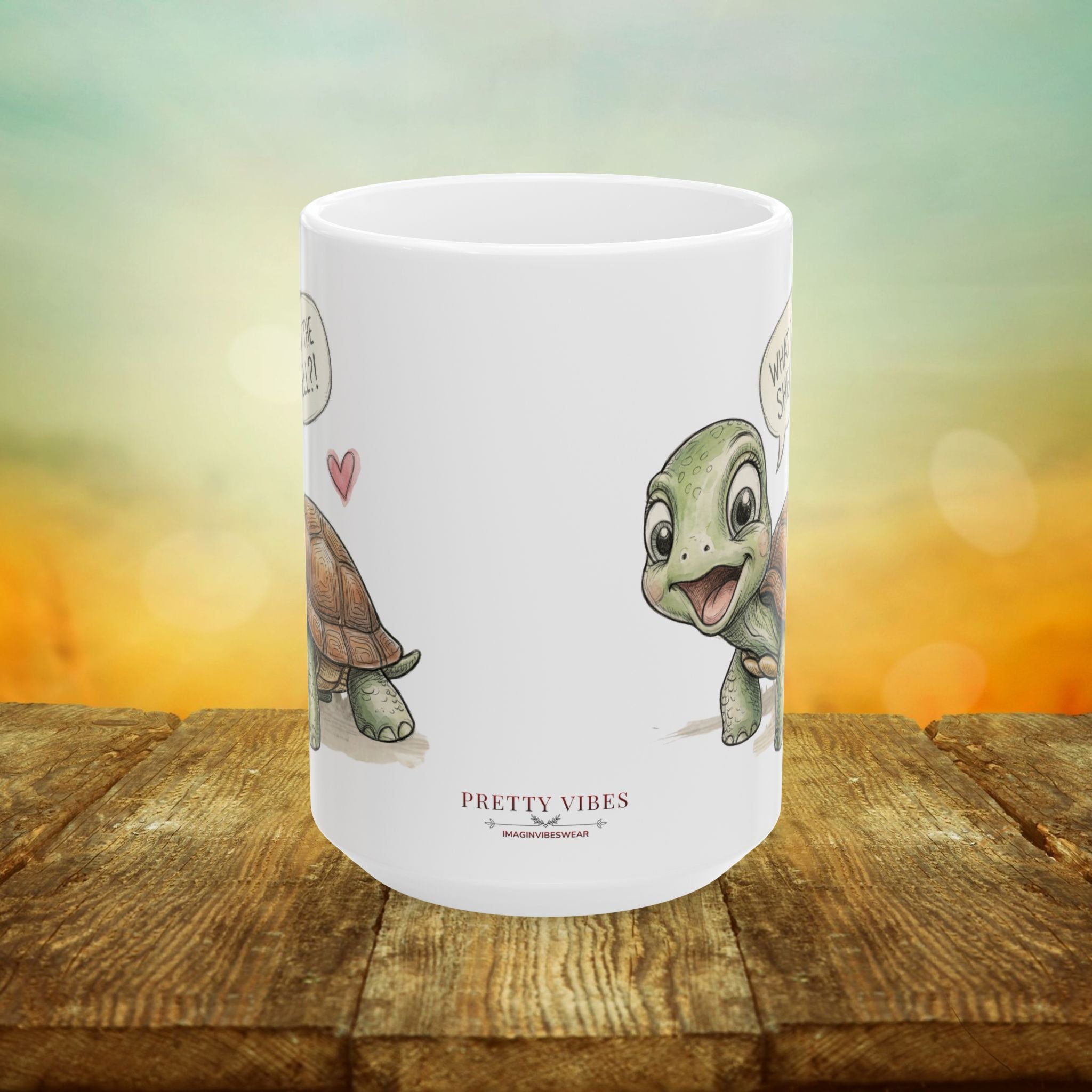 What the Shell?! // Botanical Sketch Mug