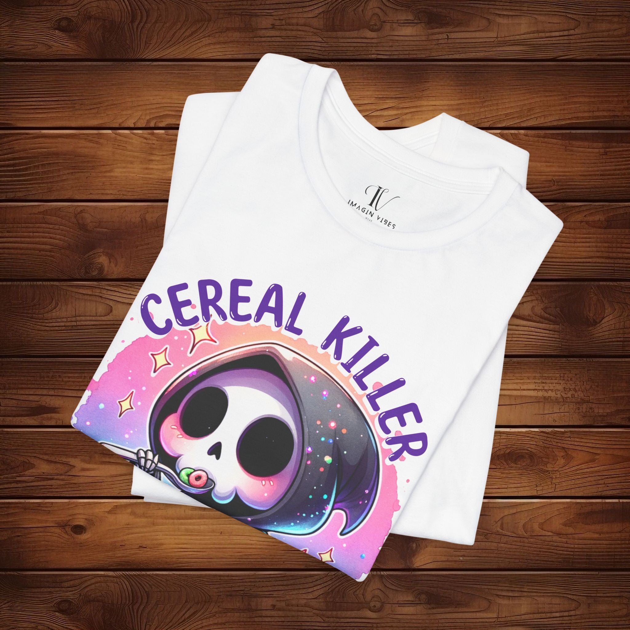 Cereal Killer Grim Reaper T-Shirt – Dark Humor Graphic Tee