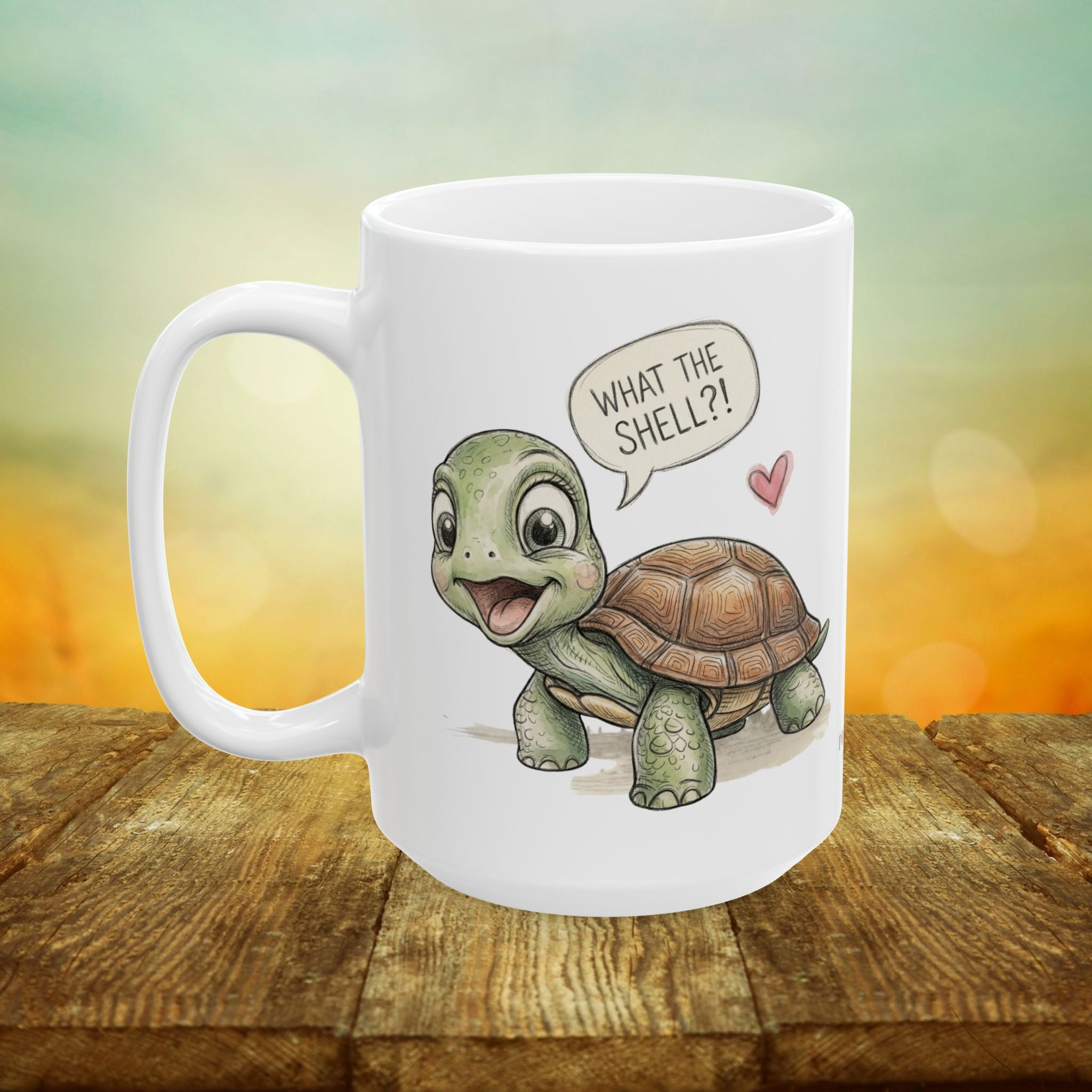What the Shell?! // Botanical Sketch Mug